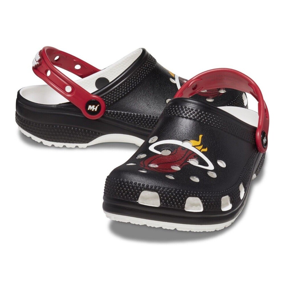 Crocs NBA Miami Heat Classic Clogs Men's Size